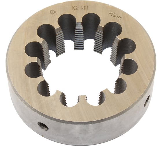 Плашка коническая дюймовая TLX К 2NPT, 11 1/2 ниток/дюйм, dнар.105мм, Р6АМ5 76279 1