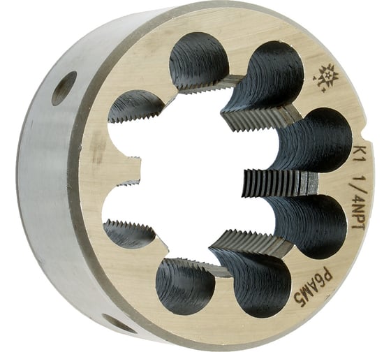 Плашка коническая дюймовая TLX К 1 1/4NPT, 11 ниток/1/2 дюйм, dнар.75мм, Р6АМ5 76277 1