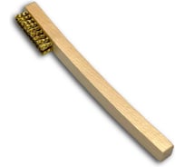 Щетка ручная Lessmann 3х рядная, латунная гофрированная 0,15мм 132724