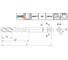 Метчик CNCINS M8x1,25 для глухих отверстий, DIN371, с покрытием TiN, TSF1.M8х1,25.6H.DIN371.TiN 6