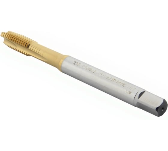 Метчик CNCINS M8x1,25 для сквозных отверстий, DIN371, с покрытием TiN, TSP1.M8х1,25.6H.DIN371.TiN