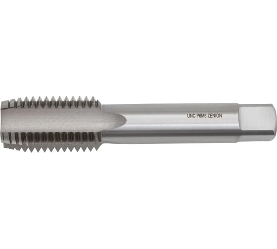 Метчик дюймовый м/р ZENION UNC 1 1/8-7 Р6М5 для скв. с прох. хв. мт00312 1