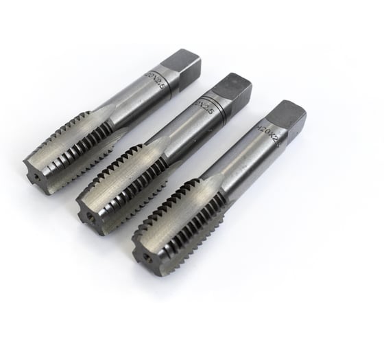 Метчик Forsage M20x2.5 (3 шт), в пластиковом футляре F-TAP20x2.5(49127)