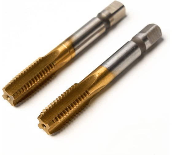 Метчик машинно-ручной Advancetool М14х2,00, 2шт, HSS4341 (Р6М5), c TiN покрытием, 6h, ГОСТ 3266-81 ADT-М1420ГТКТ4341 1