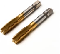 Метчик Advancetool м/р М20х2,50 (комп 2шт) HSS4341 (Р6М5) c TiN покрытием 6h ГОСТ 3266-81 ADT-М2025ГТКТ4341