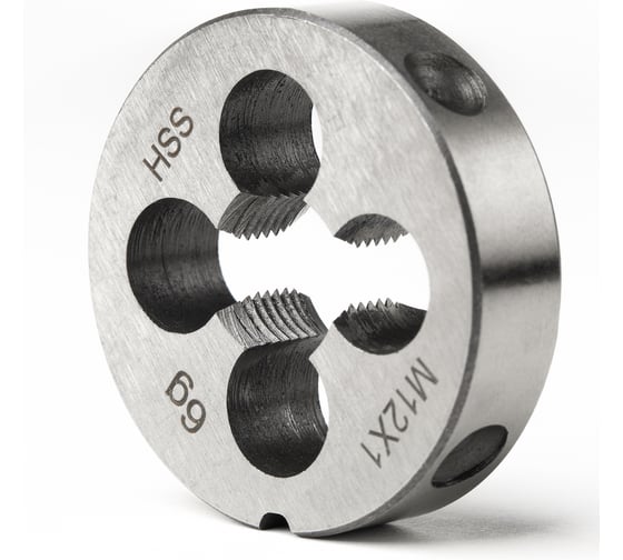 Плашка Advancetool М5х0,50 HSS4341 (Р6М5) 6g DIN223 ADT-ПМ0505 1