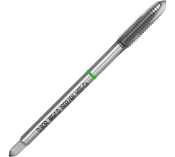 Машинный метчик D.BOR DIN 376, Form-B HSS-Co, M6x1,00 D-TCT-442-060-100 1