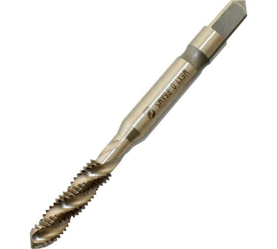 Метчик CNIC М6.0х1.0, машинно-ручной, Р6АМ5, винтовая канавка, для глухих отверстий 76352