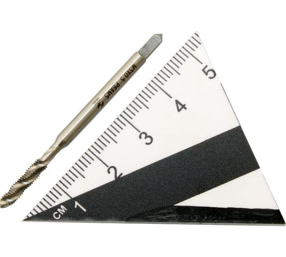 Метчик CNIC М3.0х0.5, машинно-ручной, Р6АМ5, винтовая канавка, для глухих отверстий 76351