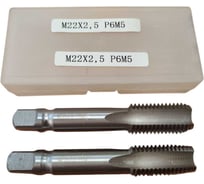 Метчик машинно-ручной ИНКО 22х2.5, 2 шт., левый, Р6М5 00-00007228