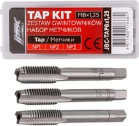 Метчик JBC M8x1.25, 3шт. JBC-TAP8x1,25/к-т 3шт/(63100)