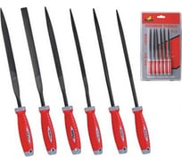 Набор надфилей ООО МПК "Технологические Инновации" 6 штук HAIBOSHI 140 мм, двухкомпонентная ручка 20257