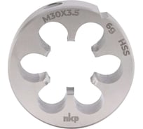 Плашка NKP М30 шаг 3.5мм DINEN22568 HSS 6g 65х25мм 240300N