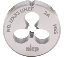 Плашка NKP UNEF №12 -32 DINEN22568 HSS 2A 20x7мм 248012N