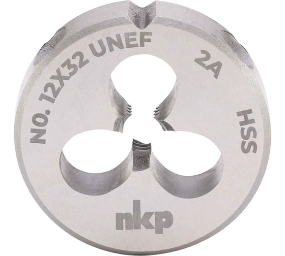 Плашка NKP UNEF №12 -32 DINEN22568 HSS 2A 20x7мм 248012N 1
