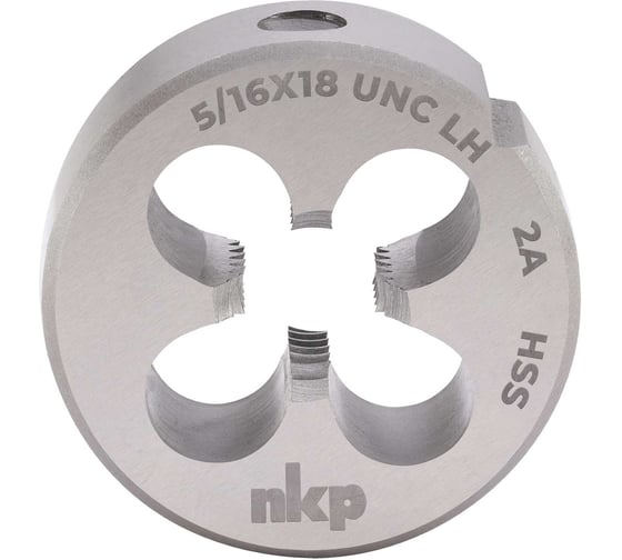 Плашка NKP левая UNC 5/16 -18 DINEN22568 HSS 2A 25x9мм 323216N 1