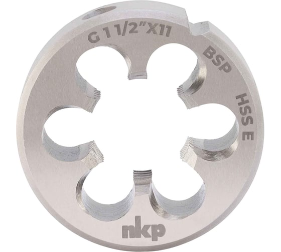 Плашка трубная NKP G(BSP) 1,1/2 -11 DINEN24231 HSSE 90x22мм 188001-N2-3147 1