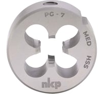 Плашка трубная электротехническая NKP PG7 -20 DINEN40430 HSS 80гр. 38x10мм 243070N