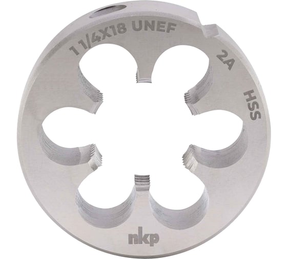 Плашка NKP UNEF 1.1/4 -18 DINEN22568 HSS 2A 65x18мм 248114N 1