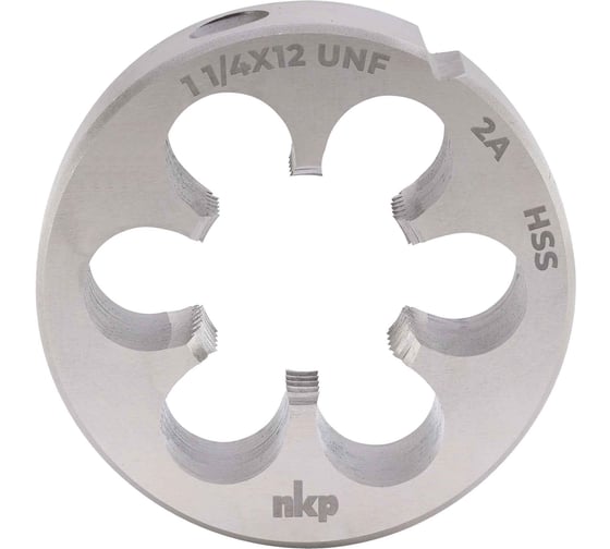 Плашка NKP UNF 1.1/4 -12 DINEN22568 HSS 2A 65x18мм 246114N 1