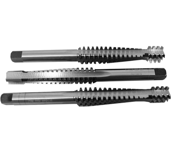 Метчик трапецеидальный Tr12х4 машинно-ручной HSS 3шт компл. L=130мм Beltools ri.118.3329