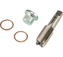 Метчик TEVAKO М15 1,5 + 1 ремонтная пробка + 2 шайбы TVK-06008-M15