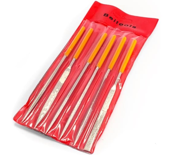 Набор надфилей алмазных Beltools 160мм, 6шт ri.243.110 1