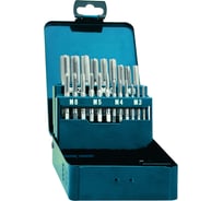 Набор резьбонарезного инструмента ZIRA № 6050 HSS, метчики, 21 предмет, M3-M4-M5-M6-M8-M1 ZI-450135