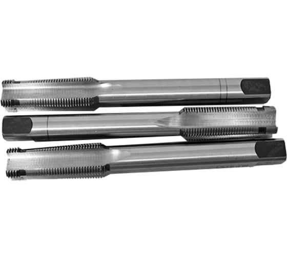 Метчик трапецеидальный Tr28х2 машинно-ручной HSS левый 3шт компл. L=210мм Beltools ri.291.366