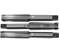 Метчик трапецеидальный Tr32х3 машинно-ручной HSS левый 3шт компл. L=200мм Beltools ri.291.380