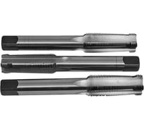 Метчик трапецеидальный Tr26х2 машинно-ручной HSS левый 3шт компл. L=175мм Beltools ri.291.358