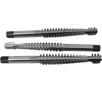 Метчик трапецеидальный Tr8х2 машинно-ручной HSS левый 3шт компл. L=90мм Beltools ri.291.397