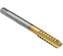 Метчик машинно-ручной TORNERI М 16х2.0, шахматный, HSSE с покрытием TiN Т025441