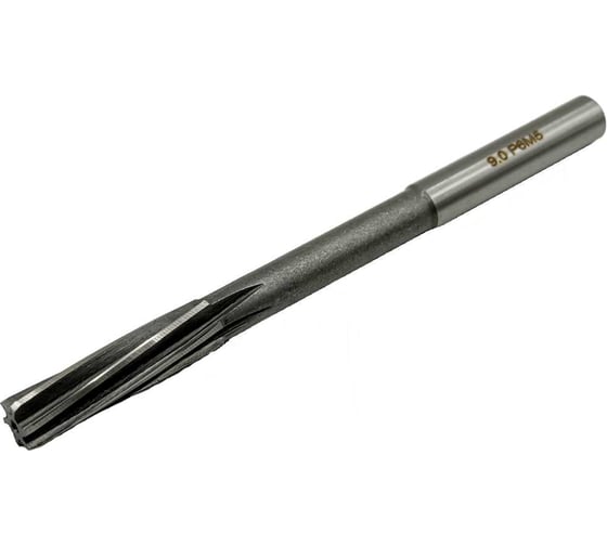 Развертка машинная TORNERI цилиндрический хвостовик, ф 9.0 мм Н7, Р6М5, с винтовой канавкой Т025640 1