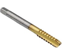 Метчик машинно-ручной TORNERI М 3.0х0.5 шахматный с покрытием TiN HSSE Т025439