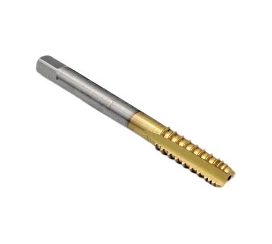 Метчик машинно-ручной TORNERI М 3.0х0.5 шахматный с покрытием TiN HSSE Т025439 1