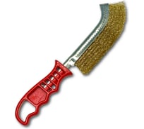 Щетка ручная универсальная Lessmann латунированная 0,30 мм 056001