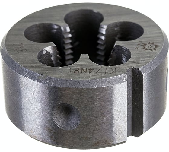 Плашка TLX коническая дюймовая К 1/4"NPT, 18 ниток/дюйм, dнар.38мм 9ХС 66550