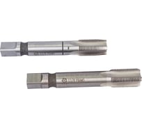 Метчик TLX G 3/8" Р6АМ5 трубный цилиндрический, м/р. к-т из 2-х шт. 19 ниток/дюйм 66505
