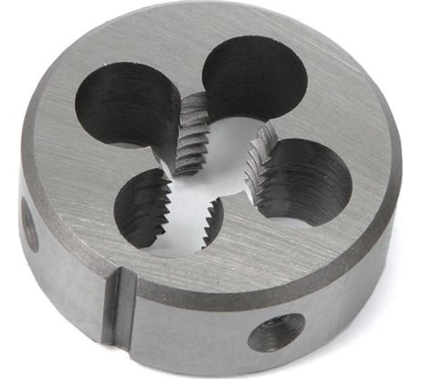 Плашка BOHRER круглая М6,0 х1,0 мм метрическая сталь 9ХС 31706100