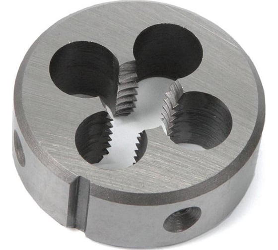 Плашка BOHRER круглая М6,0 х1,0 мм метрическая сталь 9ХС 31706100 1