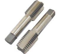 Метчик CNIC 1 5/8" BSW 55гр 9ХС дюймовый, ручной, к-т из 2-х шт. 5 ниток/дюйм 56475