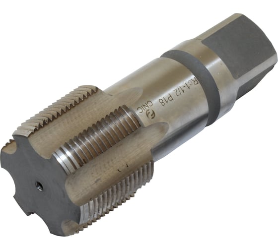 Метчик CNIC Rc 1 1/2" Р18 трубный конический, м/р. 11 ниток/дюйм 53651