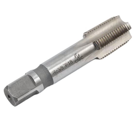 Метчик CNIC Rc 3/8" Р18 трубный конический, м/р. 19 ниток/дюйм 37263
