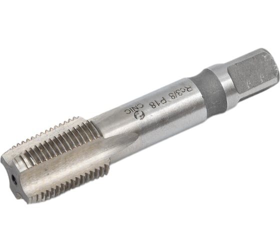 Метчик CNIC Rc 3/8" Р18 трубный конический, м/р. 19 ниток/дюйм 37263