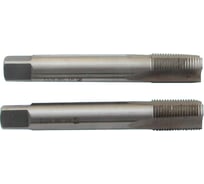 Метчик CNIC G 5/8" 9ХС трубный цилиндрический, ручной к-т из 2-х шт. 14 ниток/дюйм левый 59404