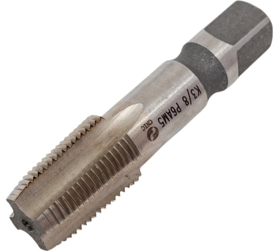 Метчик CNIC К 3/8"NPT Р6М5 конический дюймовый м/р. 18 ниток/дюйм 53659