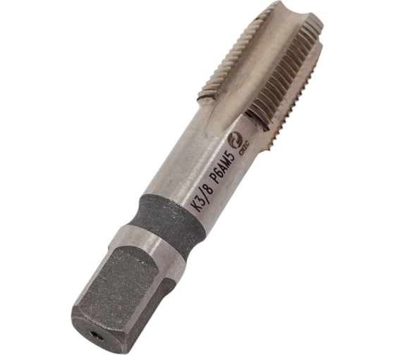 Метчик CNIC К 3/8"NPT Р6М5 конический дюймовый м/р. 18 ниток/дюйм 53659