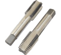 Метчик CNIC 1 3/8" BSW 55гр 9ХС дюймовый, ручной, к-т из 2-х шт. 6 ниток/дюйм 56471