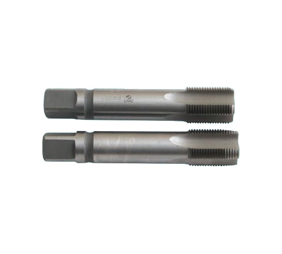 Метчик CNIC G 1 1/8" Р6М5 трубный цилиндрический, м/р. к-т из 2-х шт. 11 ниток/дюйм 53755